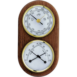 B-Ware TFA Dostmann Wetterstation Analoge Wetterstation Innentemperatur Eiche