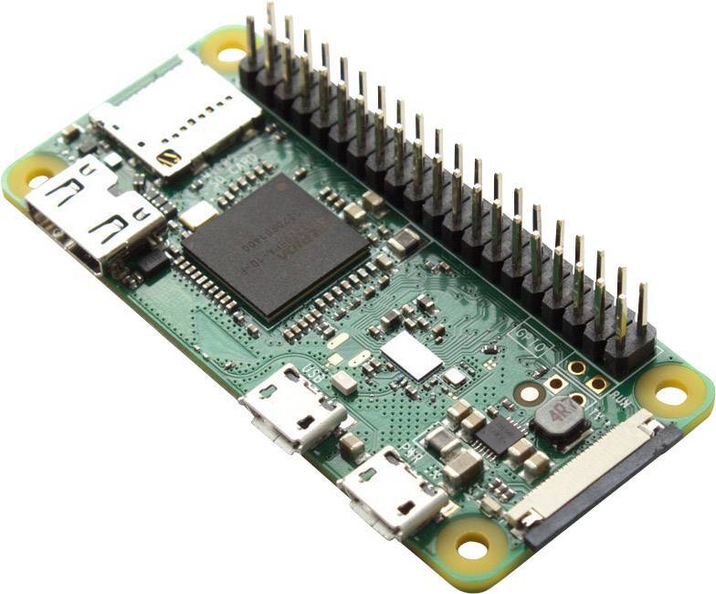 Raspberry Pi Zero WH 1GHz 512MB WLAN BT HDMI kompakter Einplatinencomputer - 5056561800295