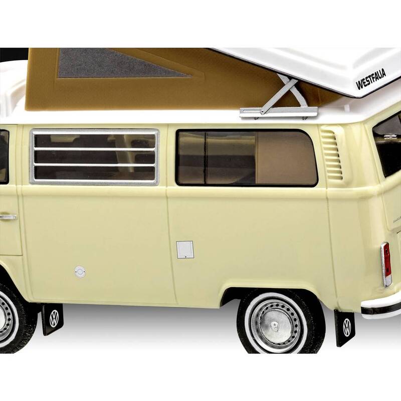 Revell RV 1:24 VW T2 Camper 1:24 Modellbus Bausatz Modellbaubus Busmodell - 4009803076768