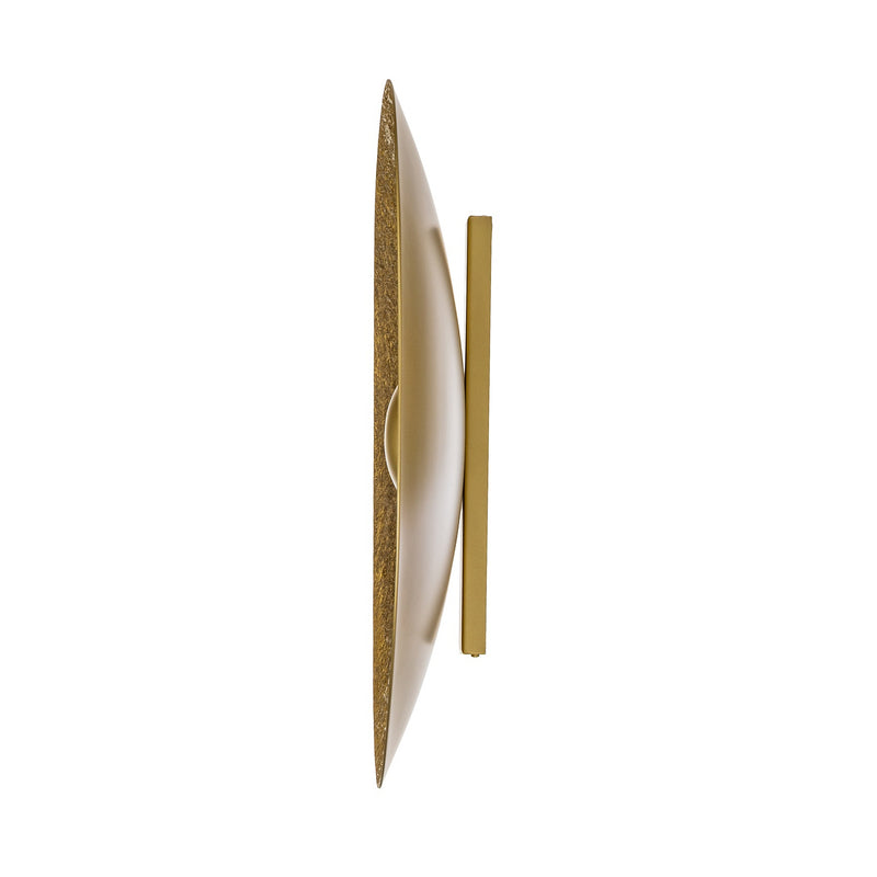 LED Wandleuchte Sole M goldfarbig Wandlampe Leuchte Stahl Ø65cm warmweiß 3000K - 5905143287804