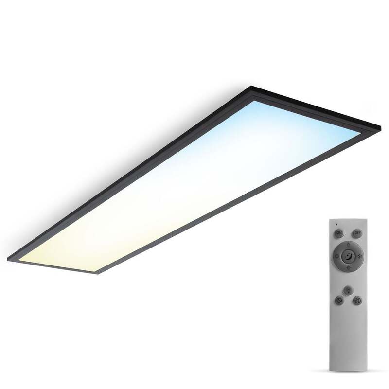 LED Deckenpanel in Schwarz 24W 2200lm - 4057722008469