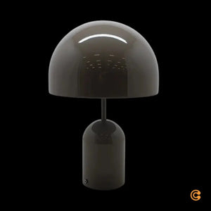 B-Ware Tom Dixon Bell LED Tischleuchte Pilzlampe Leuchte taupe dimmbar LED warmweiß