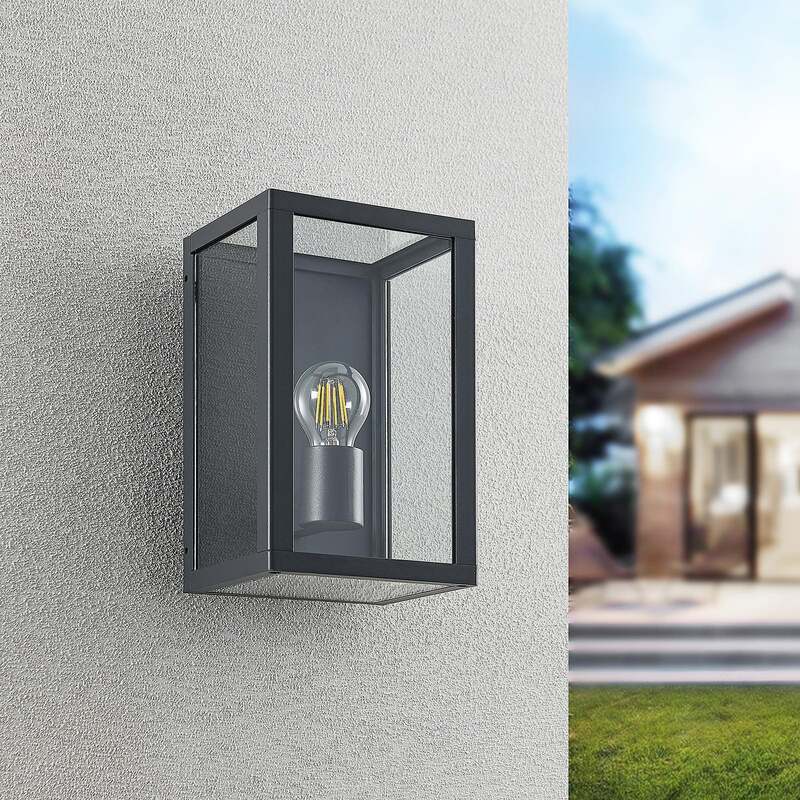 Lindby Giavanna Außenwandleuchte Wandleuchte Außenleuchte Außenlampe Lampe 28 cm - 4251911732955