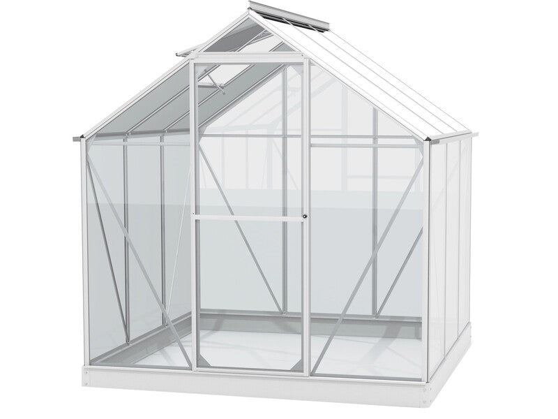 Vitavia Gewächshaus Triton 3800 Aluminium 3,8 m² Garten mit Fundamentrahmen - 4005717210236