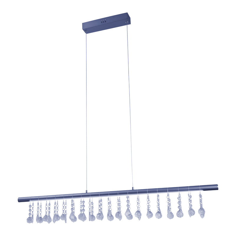 Näve Pendelleuchte Hängelampe Nobilis LED Leuchte dimmbar dunkelgrau 100 cm 24 W - 4003222885567