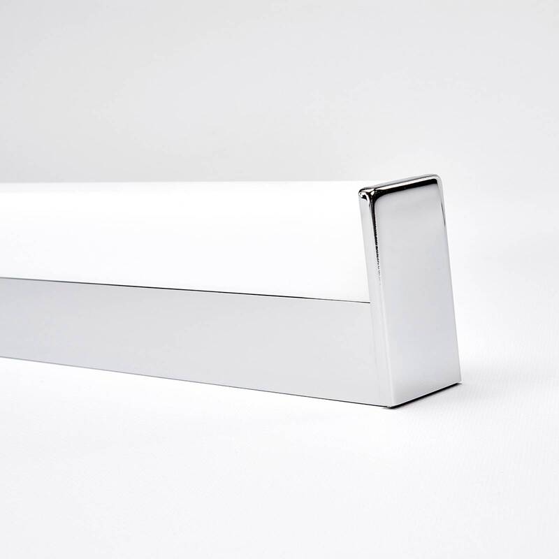 Lindby Wandleuchte Wandlampe Philippa LED Badezimmer Spiegel chrom eckig - 6291106550849