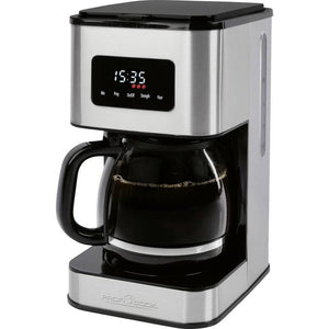 B-Ware Profi Cook Kaffeemaschine Inox 14 Tassen Filterkaffeemaschine Glaskanne 900W