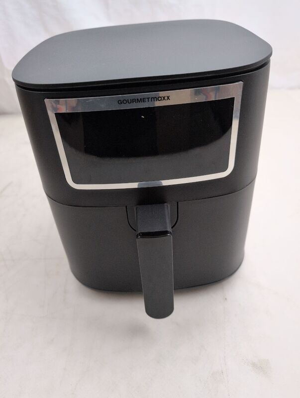 GOURMETmaxx Heißluftfritteuse Fritteuse Airfryer Schwarz LED Touchdisplay Grill - 4067522073918