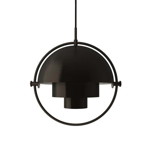 B-Ware Gubi Multi-Lite Pendelleuchte S Hängeleuchte Hängelampe Ø22,5 cm Messing schwarz