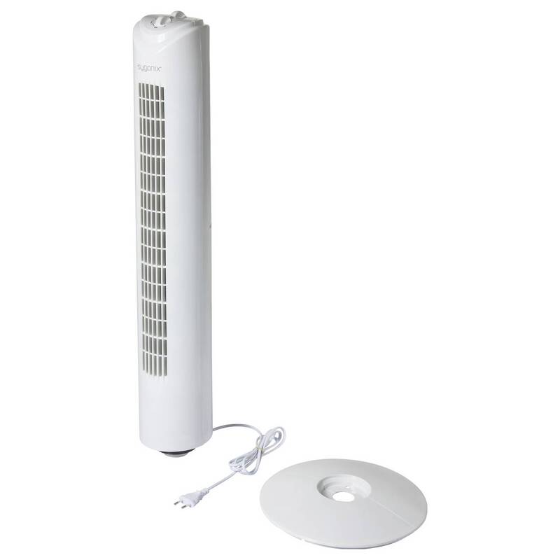 Sygonix Turmventilator Ventilator Oszillierend 50W 3 Geschwindigkeitsstufen - 4064161342580