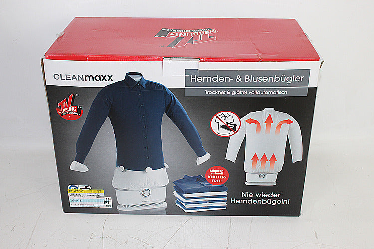 CleanMaxx 00384 Hemdenbügler Hemd Bluse Trockner Bügler Bügeleisen Bügeln 1800 W - 4016471003842