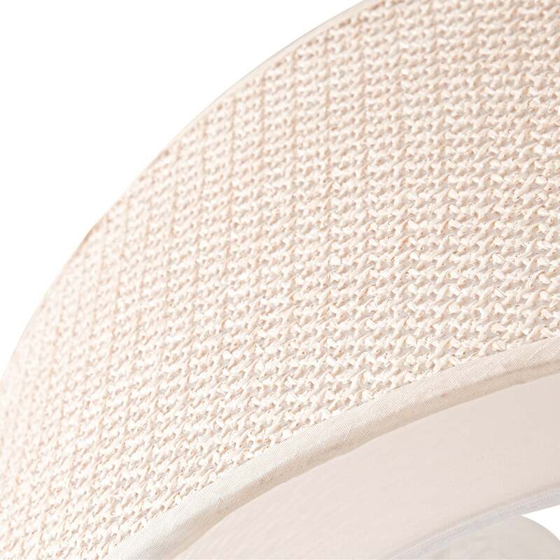 Lindby Deckenleuchte Soula Ø 60 cm beige dimmbar E27 Kunststoff 3-flammig - 4255830903939