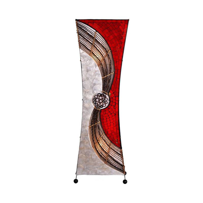 Woru Taillierte Stehleuchte Alisa Standleuchte Stehlampe Lampe E14 H 100 cm bunt - 4250323844201