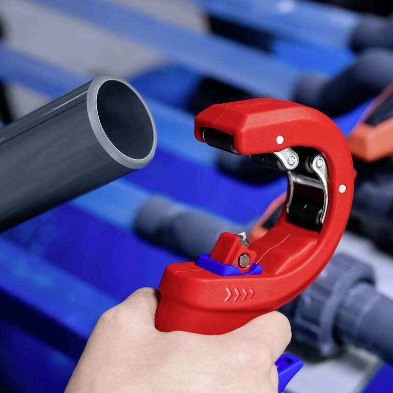 Knipex Rohrschneider 90 23 02 BK Kunststoffrohre 32-50mm Werkzeugstahl 202mm - 4003773092186