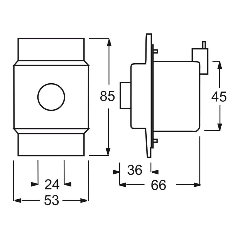 Busch-Jaeger Potentiometer-Einsatz 2112-101 Drehdimmer 230V 50Hz 50mA REG - 4011395631201