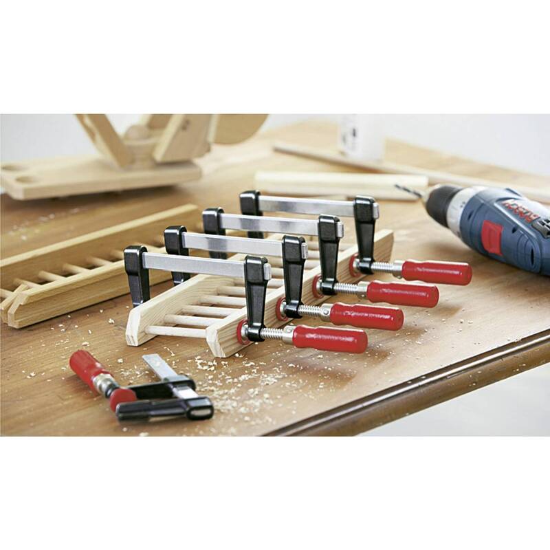 Bessey Tiefspann-Schraubzwinge 300mm Spannweite 80mm Ausladung 1 Stück leicht - 4008158005966