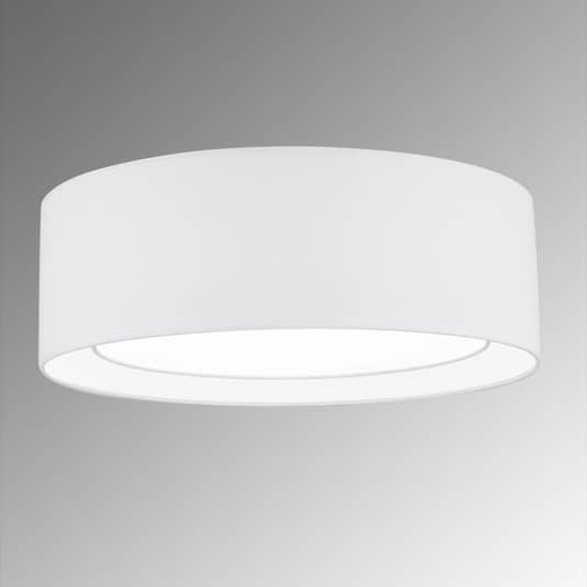 Orion Runde Textil-Deckenlampe Deckenlampe Deko-Deckenlicht  Antoni E27 Weiß - 9003090254248