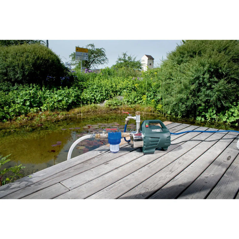 Metabo Gartenpumpe P 4500 Inox Wasserpumpe Edelstahl für Gartenbewässerung 500W - 4007430240736