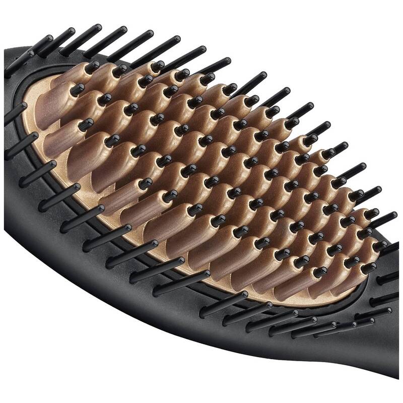 arzum AR5036 Glättungsbürste Haarglätter Bürste Glätteisen Schwarz Haarstyling - 8693184955826