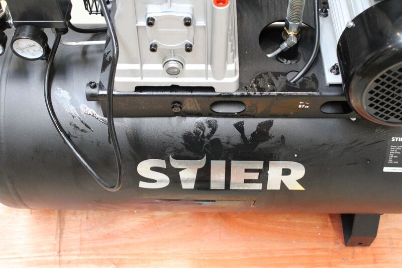 STIER Kompressor LKT 880-10-90 Druckluftkompressor 90l 10bar 345l/min 3000W 81kg - 4251709612520