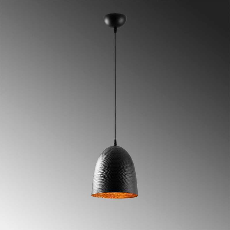 Opviq Hängeleuchte Tattoo 2375 LED Pendelleuchte Lampe dimmbar schwarz 25cm Höhe - 8681875943979