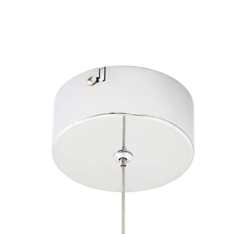 Lucande Pendelleuchte Hängeleuchte Hayley LED Lampe Leuchte chromfarben Ø 9 cm - 4251096562422
