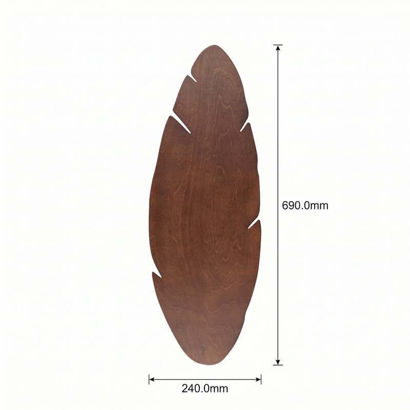 Envostar Wandleuchte Lehti Nussbaum 69x24 cm dimmbar 4x15W G9 Holz - 5906135159918