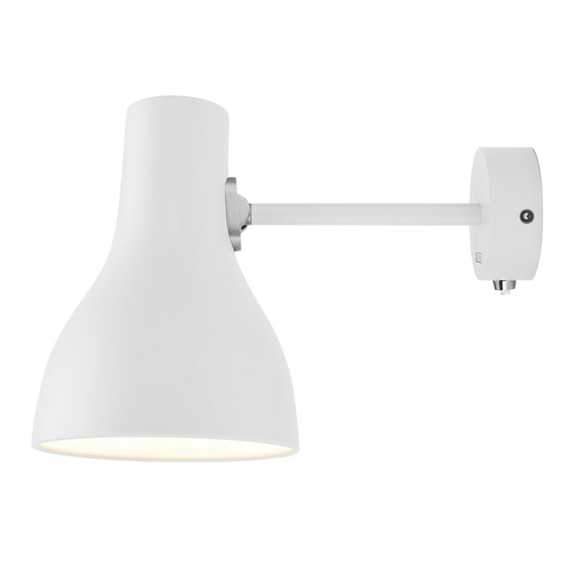 Anglepoise Wandleuchte Wandlampe Type 75 weiß Aluminium Schalter 1-flammig E27 - 5019644326068