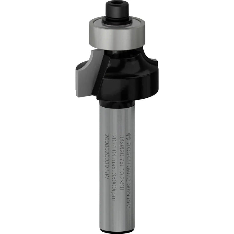 Bosch Abrundfräser Hartmetall 53mm 8mm Schaftdurchmesser Kantenfräser - 3165140358002