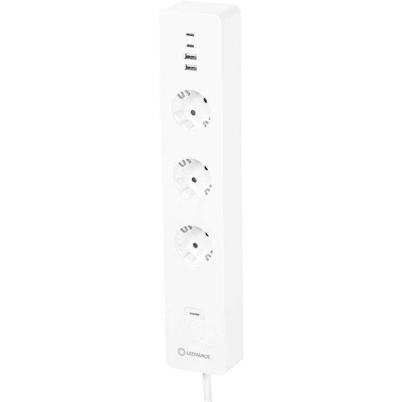 LEDVANCE SMART WIFI Steckdosenleiste 3-fach USB Steckerleiste weiß 230V IP20 - 4058075594784