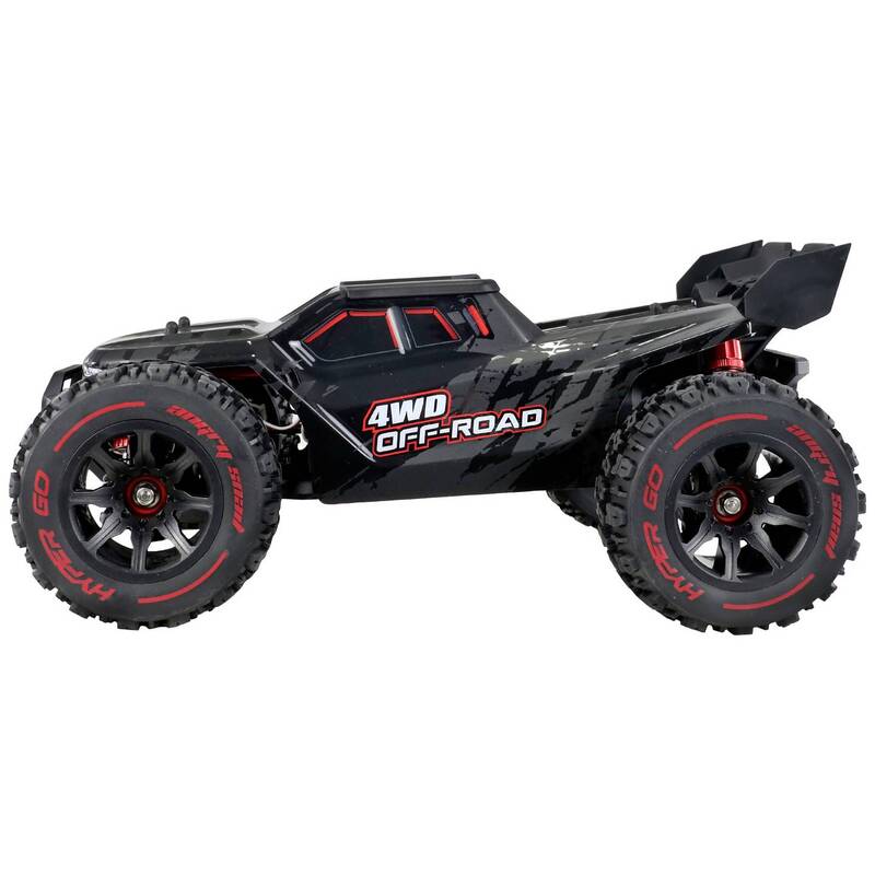 Amewi Hyper GO 1:14 RC Truggy Brushless 4WD 55km/h RtR Schwarz Gold Monstertruck - 4262408972990