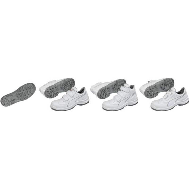 Puma Sicherheitsschuh CLARITY LOW S2 SRC Größe 41 dämpfend antistatisch weiß - 4051428040952