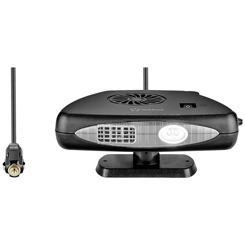 Renkforce Keramik-Heizlüfter 12V Gebläseheizer Fußwärmer für Auto und Wohnmobil - 4064161203980