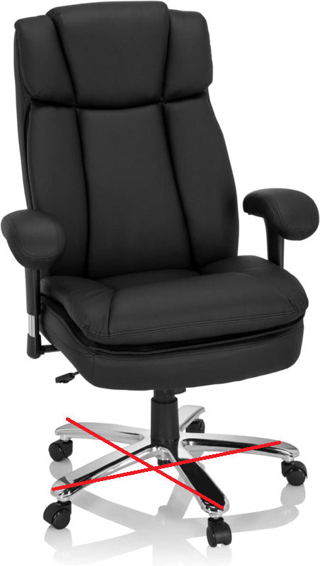hjh OFFICE Schwerlaststuhl Bürostuhl BUILDER XXL Computerstuhl I SIEHE TEXT/FOTO - 4064323017318
