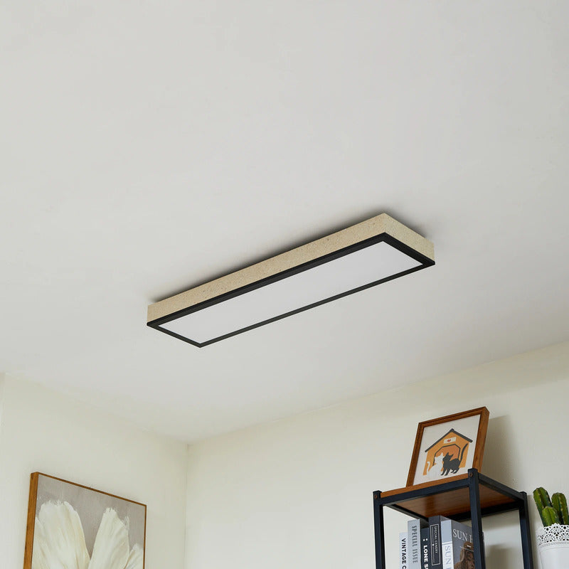 Lindby LED Panel Deckenleuchte Leuchte Laviona CCT dimmbar schwarz grau 80 cm - 4251911797022
