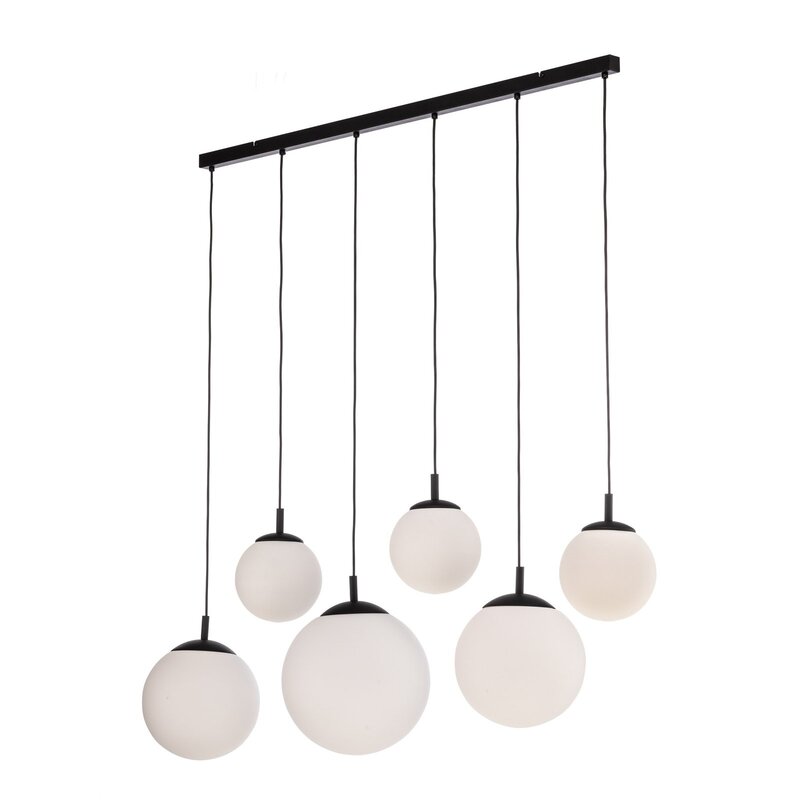 Esme Hängeleuchte Pendelleuchte Opalglas 6-flammig linear weiß SIEHE TEXT/FOTO - 5901780547929
