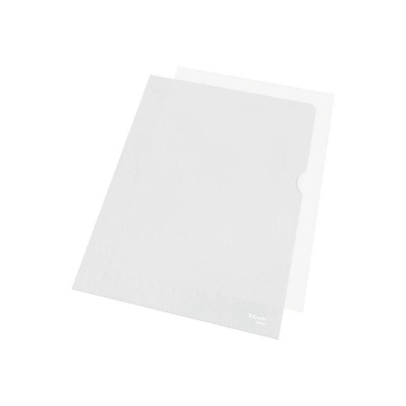 ESSELTE LEITZ L-förmiger Ordner Standard Plus für A4 40 Blätter transparent 1 - 4001536548321