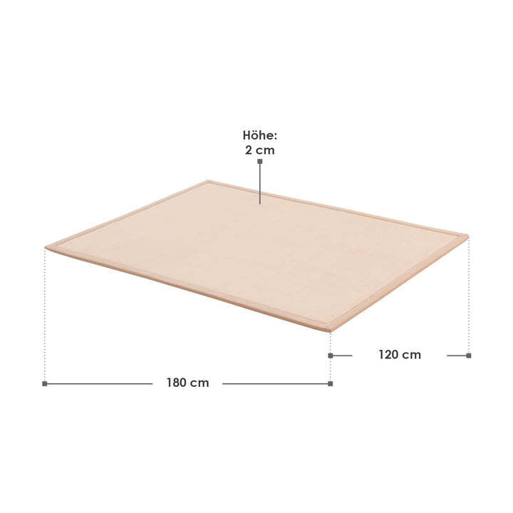 Kinder Spielmatte Krabbelmatte 180x120cm Maila Weiche Memory Foam Platzsparend - 4260565528623