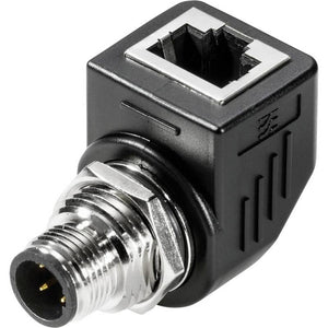 B-Ware Weidmüller IE-AD-M12DRJ45-MF-90 1514940000 Adapter gewinkelt Steckverbinder781