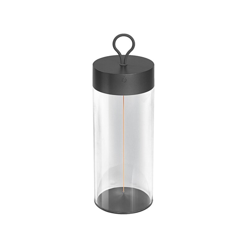 OSRAM Tischleuchte Akku Lampe LED Leuchte DECOR FILAMENT dunkelgrau 32 cm - 4099854440304