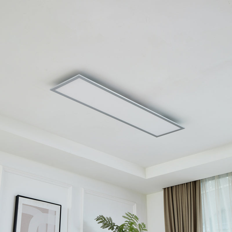 Arcchio LED-Panel Lyndra 120 cm dimmbar silber Aluminium 32 W 5320 lm - 4251911786866