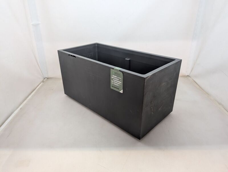 Deroma Pflanzkasten Hochbeet Millennium 79x39cm anthrazit Kunststoff 73l - 0191942097385