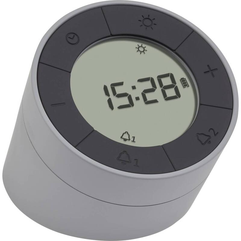 TFA Dostmann 60.2029.10 Quarz Wecker Designerwecker mit Nachtlicht - 4009816037169