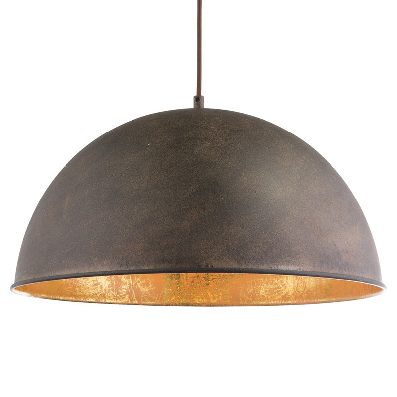 Globo Pendellampe Hängeleuchte Xirena I LED Lampe dimmbar rost gold Ø41cm - 9007371354153