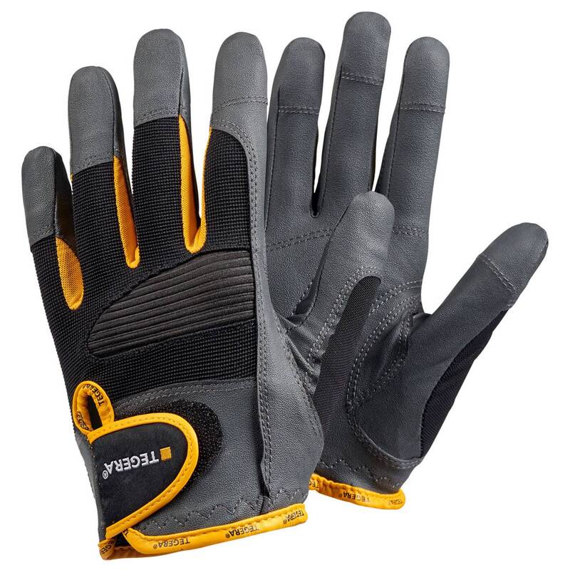 TEGERA Schutz-Handschuhe Microthan Größe 10 (XL) 6 Paar mit Klettverschluss - 7392626027350