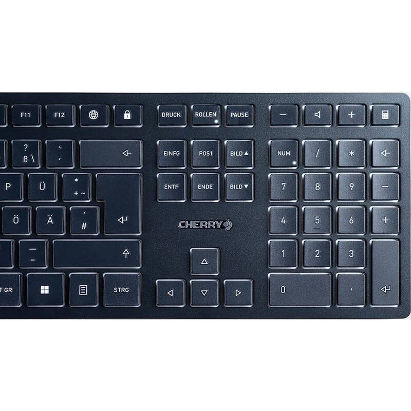 CHERRY KW 9100 SLIM Kabellos Tastatur QWERTZ Schwarz PC-Zubehör Eingabegerät - 4025112097157