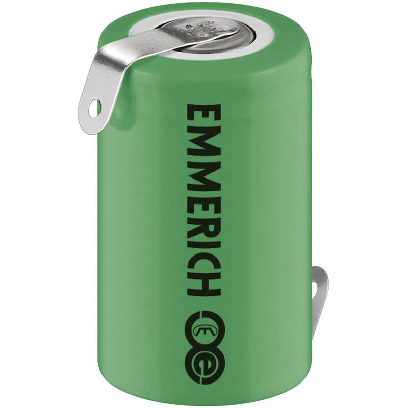 Emmerich 1/2 A ZLF Spezial-Akku 1/2 A Z-Lötfahne NiMH 1.2 V 950 24 STÜCK - 4016138533705