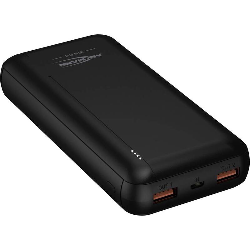Ansmann Powerbank 20000mAh Akku Ladegerät USB-C Zusatzakku 467g kompakt mobil - 4013674187195