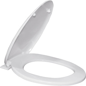 B-Ware SCHÜTTE WC-Sitz Duroplast Absenkautomatik Toilettensitz weiß 37,7x44,5cm