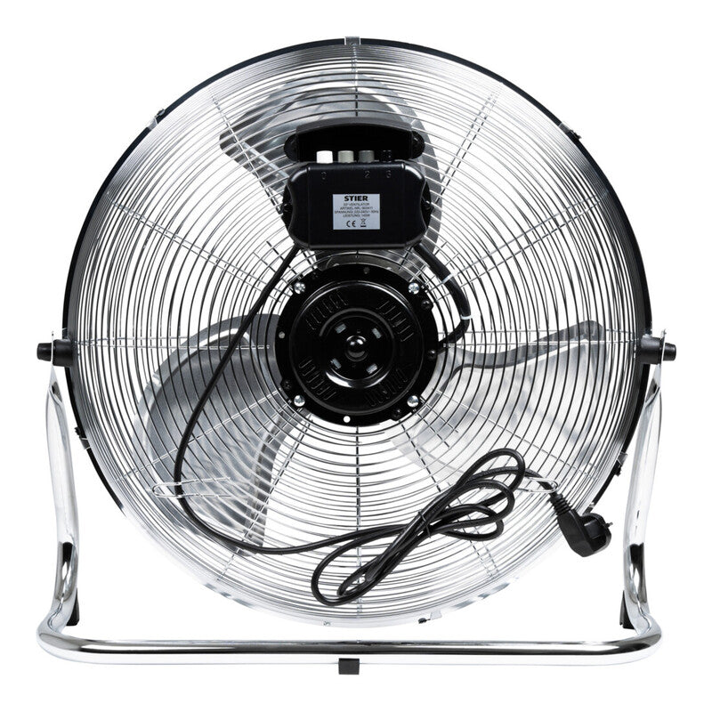 STIER Ventilator Bodenventilator 120W Luftzirkulation 3 Geschwindigkeitsstufen - 4260439004116